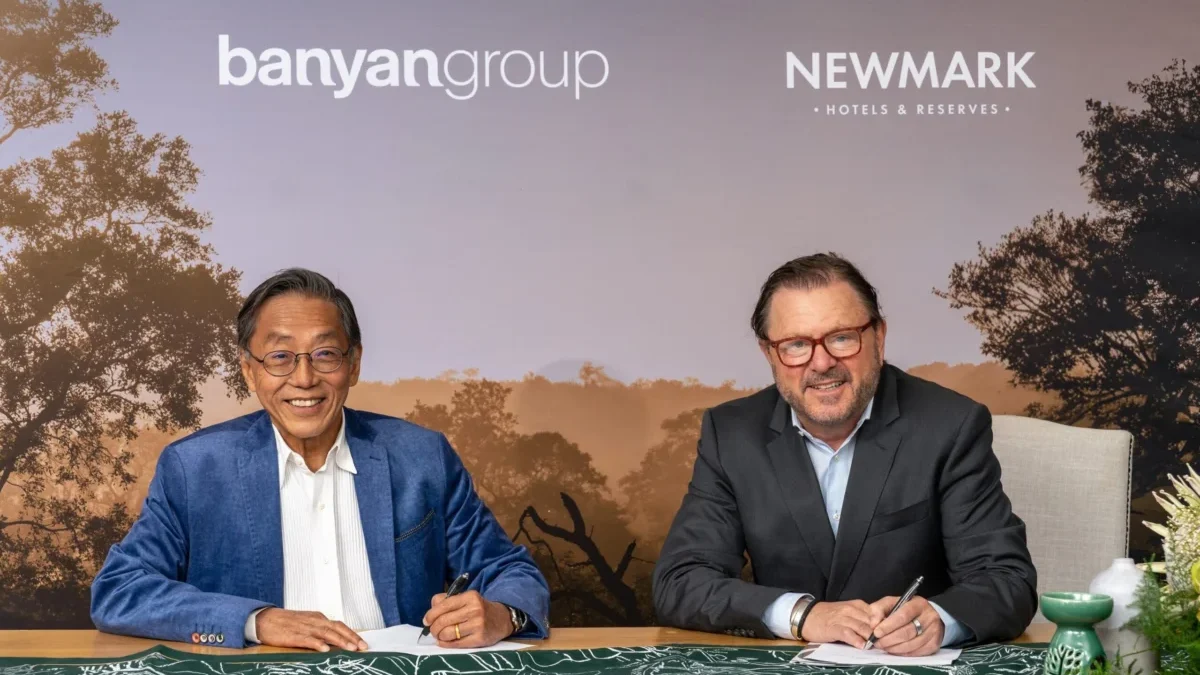 Banyan Group executives announce majority stake acquisition of Newmark Hotels and Reserves in Africa