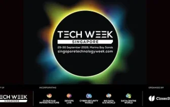 Tech Week Singapore 2026 exhibition floor at Sands Expo and Convention Centre