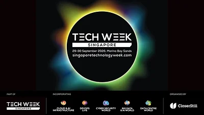 Tech Week Singapore 2026 exhibition floor at Sands Expo and Convention Centre