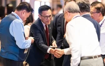 Delegates network at the Asian Shared Services and Outsourcing Week at One Farrer Hotel in Singapore