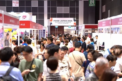 Exhibitors and visitors at Food Japan 2026 exhibition at Suntec Singapore