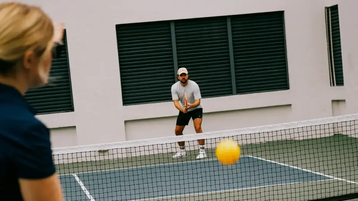 Four Seasons Hotel Singapore Pickleball Court featuring a Krystal Pro Surface