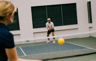 Four Seasons Hotel Singapore Pickleball Court featuring a Krystal Pro Surface