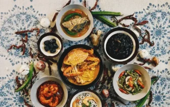 Traditional Orang Pulau dishes served at Terumbu by Orang Laut SG