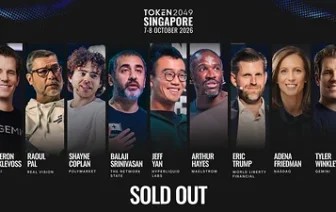 Crowds gather at Marina Bay Sands for TOKEN2049 Singapore conference